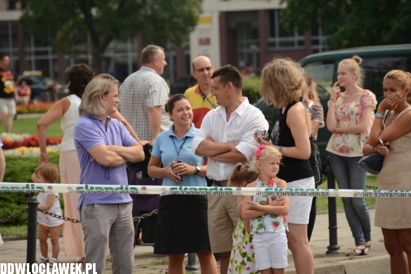 Włocławianie przy trasie Tour de Pologne