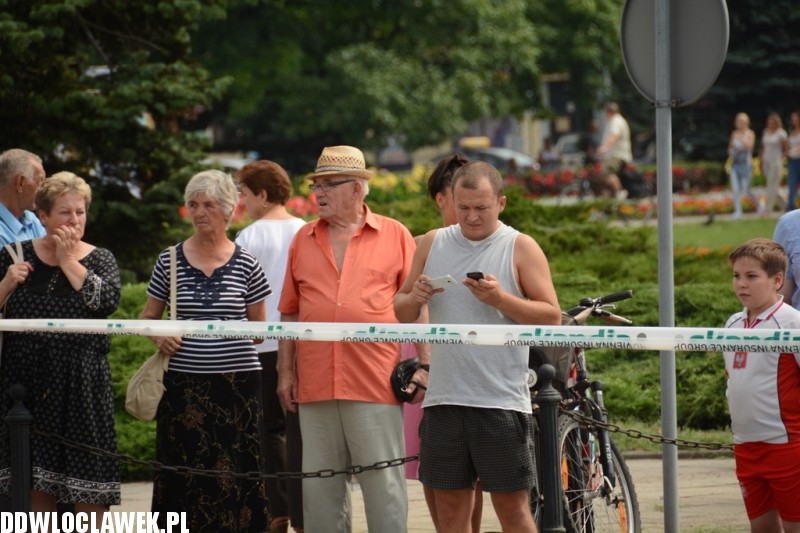 Włocławianie przy trasie Tour de Pologne