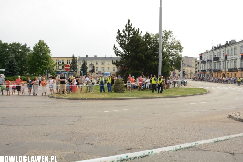 Włocławianie przy trasie Tour de Pologne