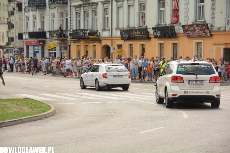 Włocławianie przy trasie Tour de Pologne