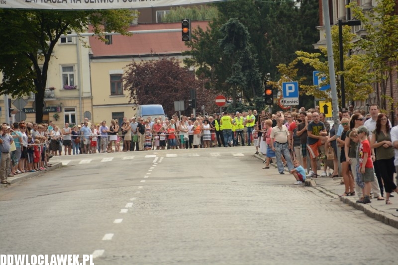 Włocławianie przy trasie Tour de Pologne