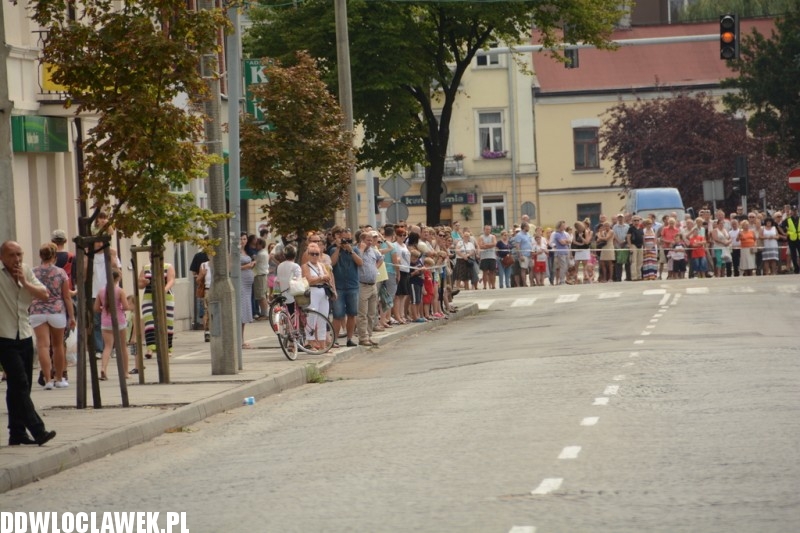 Włocławianie przy trasie Tour de Pologne