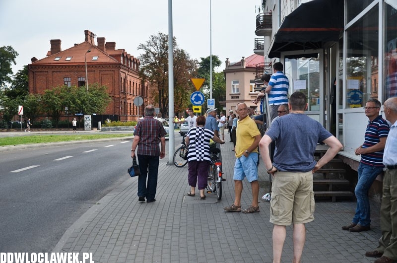 Włocławianie przy trasie Tour de Pologne