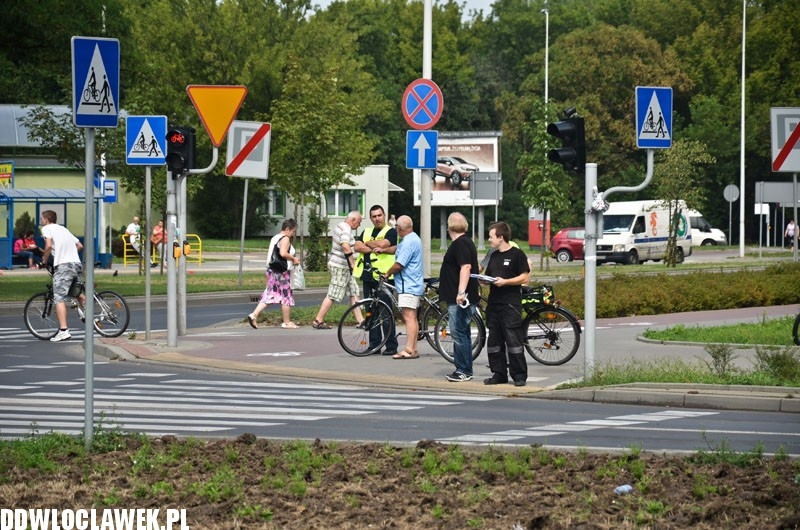 Włocławianie przy trasie Tour de Pologne