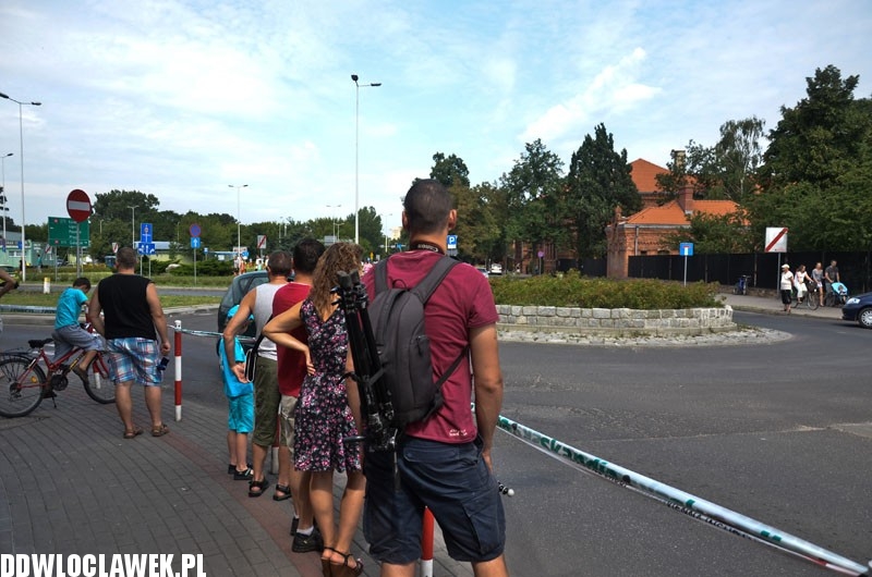 Włocławianie przy trasie Tour de Pologne