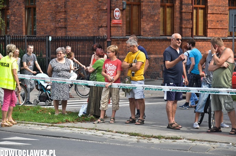 Włocławianie przy trasie Tour de Pologne