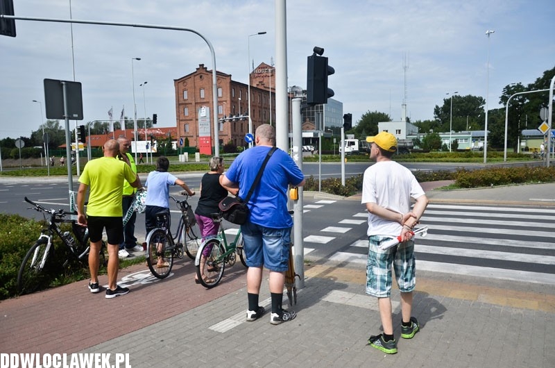 Włocławianie przy trasie Tour de Pologne