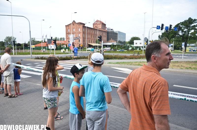 Włocławianie przy trasie Tour de Pologne