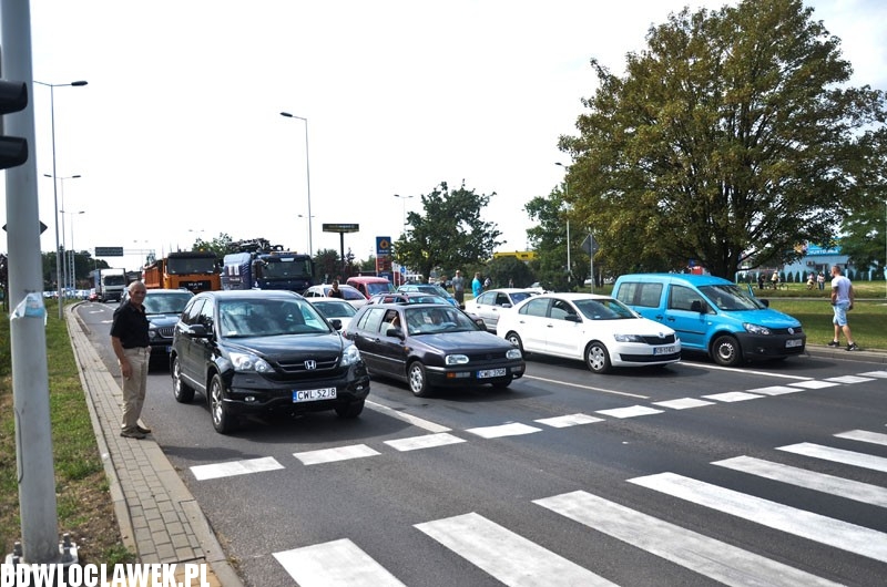 Włocławianie przy trasie Tour de Pologne