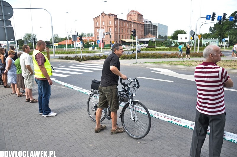 Włocławianie przy trasie Tour de Pologne