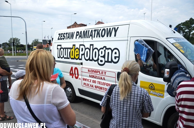 Włocławianie przy trasie Tour de Pologne