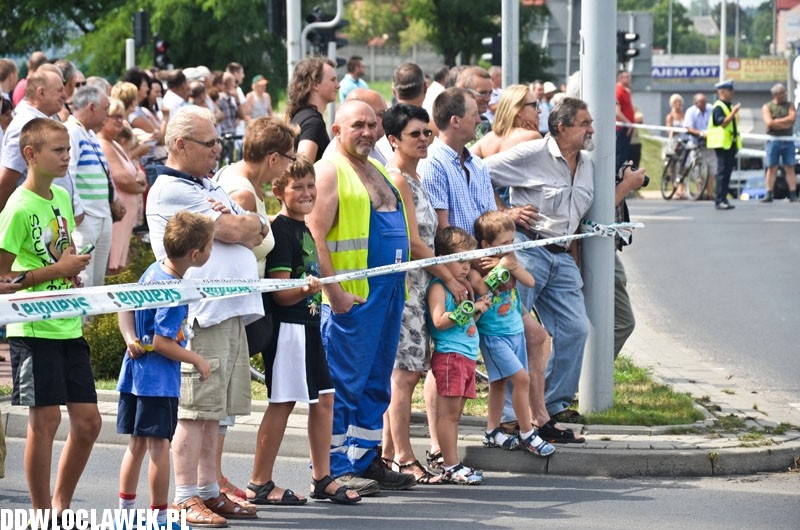 Włocławianie przy trasie Tour de Pologne
