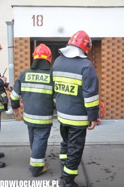 Pożar w wieżowcu przy Wiejskiej