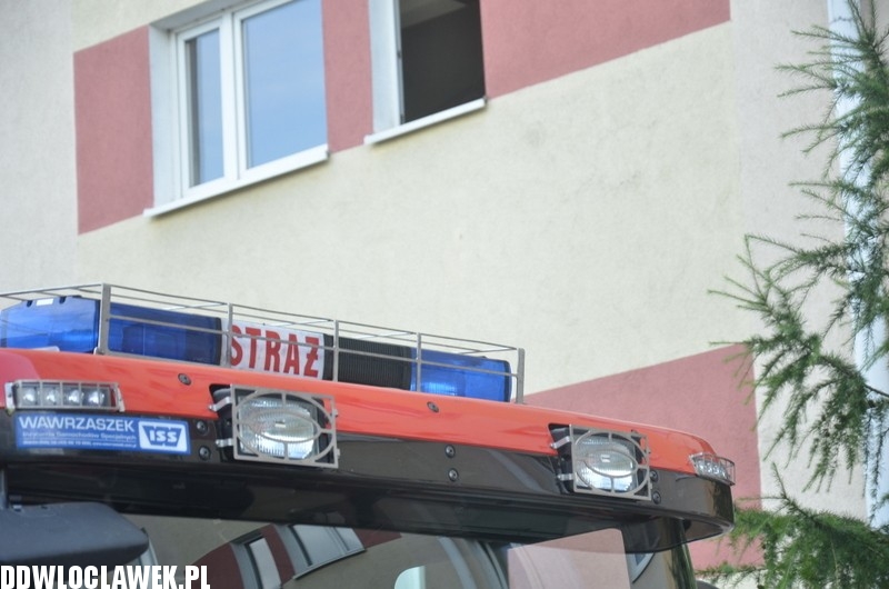 Pożar w wieżowcu przy Wiejskiej