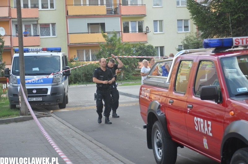 Pożar w wieżowcu przy Wiejskiej