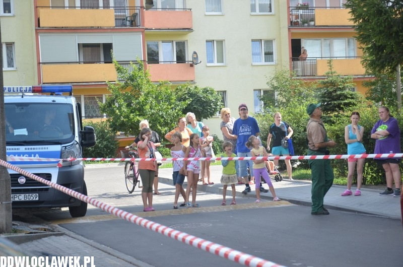 Pożar w wieżowcu przy Wiejskiej