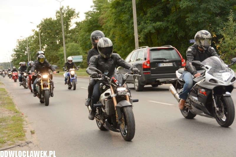 Zlot w Choceniu: parada motocykli część I