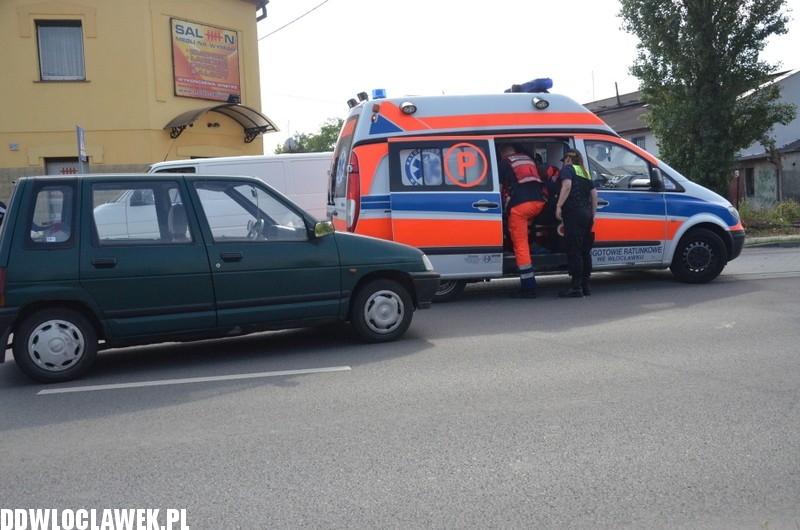 Potrącenie rowerzysty na Kapitulnej
