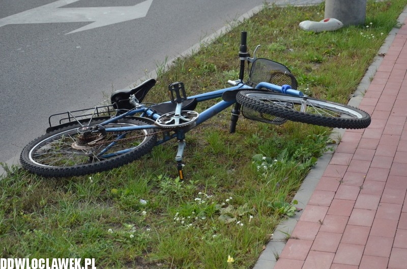 Potrącenie rowerzysty na Kapitulnej