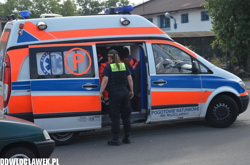 Potrącenie rowerzysty na Kapitulnej