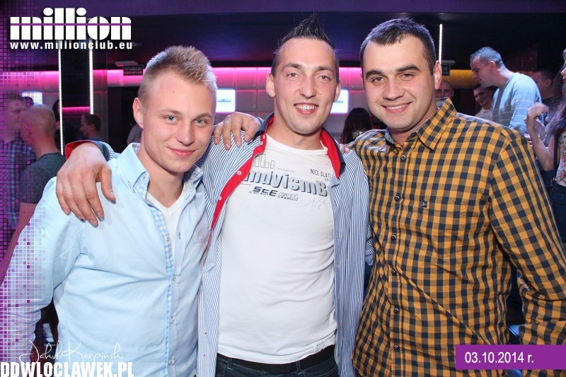 Weekend we Włocławku: 03.10 Million Club