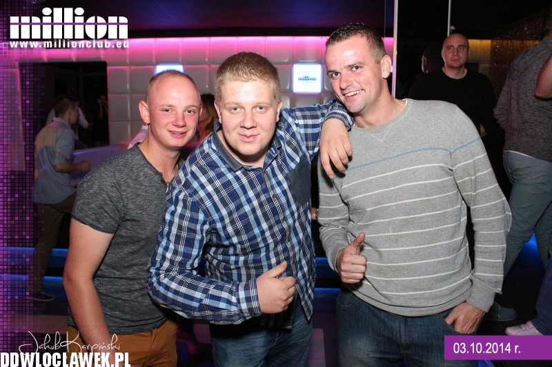 Weekend we Włocławku: 03.10 Million Club