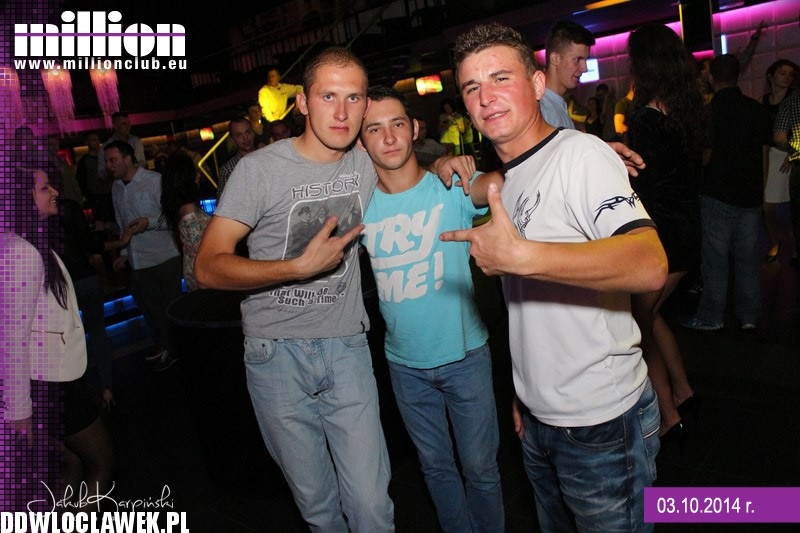 Weekend we Włocławku: 03.10 Million Club