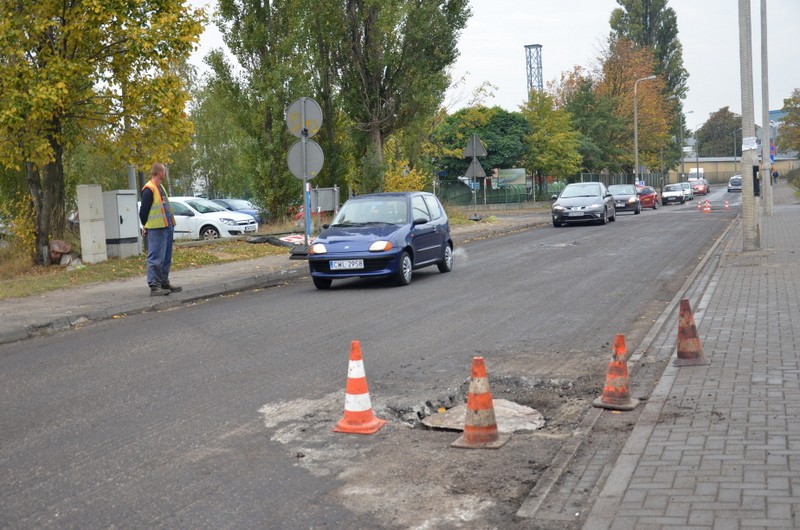 Remont ul. Łęgskiej i Płockiej