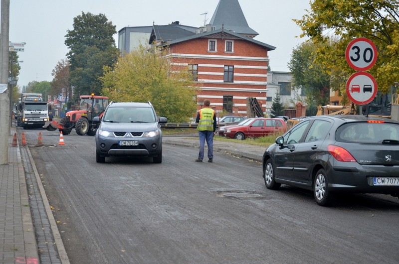 Remont ul. Łęgskiej i Płockiej