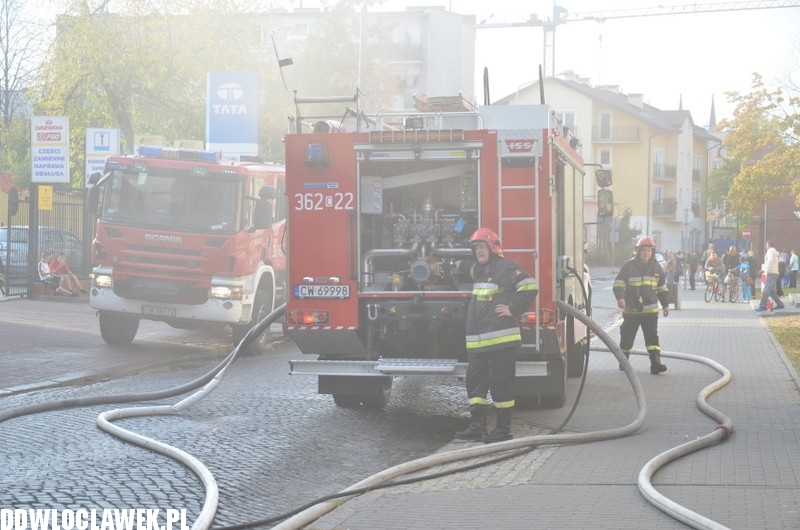Pożar na ul. Łęgskiej. Sześć zastępów w akcji