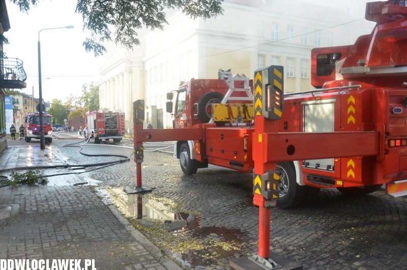 Pożar na ul. Łęgskiej. Sześć zastępów w akcji
