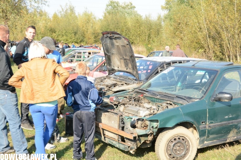 Wrak wyścig na torze w Lubrańcu