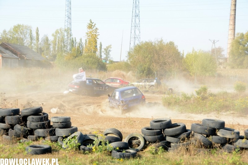 Wrak wyścig na torze w Lubrańcu