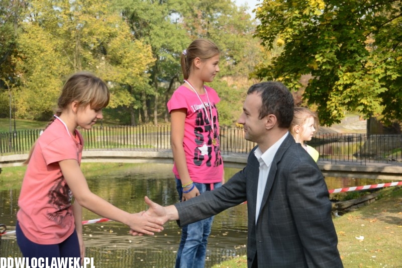 Bieg Dzieci i Młodzieży w parku
