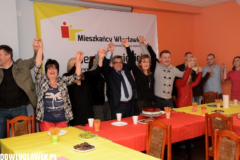 Wieczór wyborczy we Włocławku