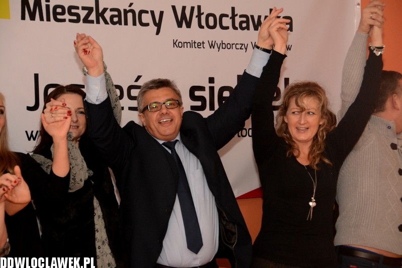 Wieczór wyborczy we Włocławku