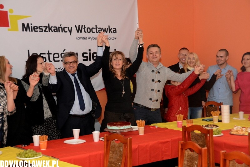 Wieczór wyborczy we Włocławku