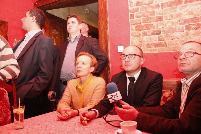 Wieczór wyborczy w sztabie PO