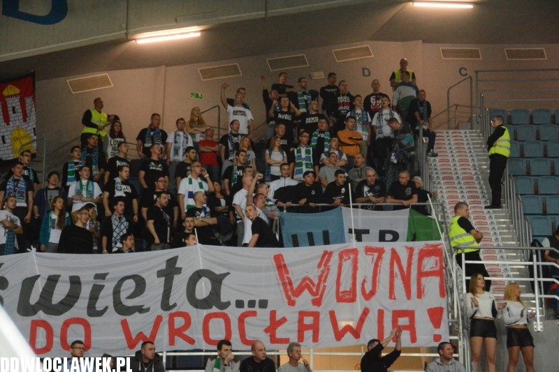 Kibice podczas meczu Anwil - Czarni