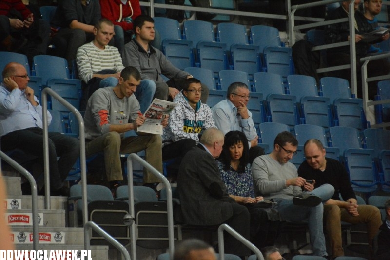 Kibice podczas meczu Anwil - Czarni