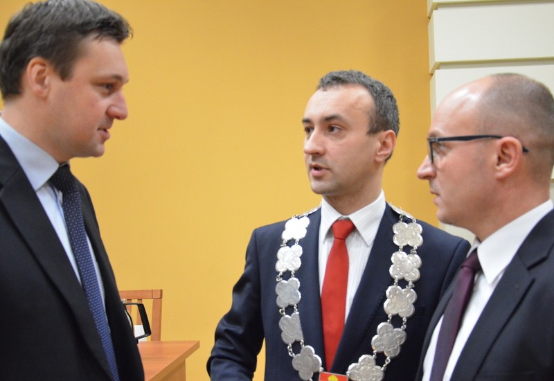 Ślubowanie prezydenta Wojtkowskiego