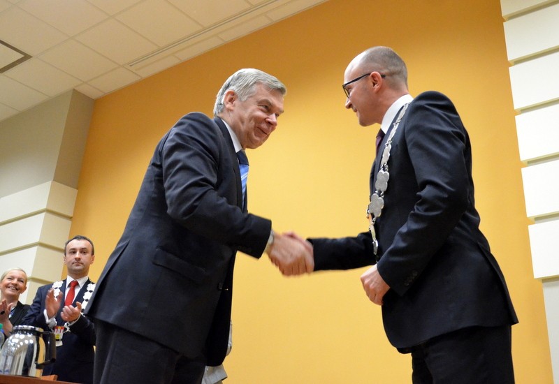 Ślubowanie prezydenta Wojtkowskiego