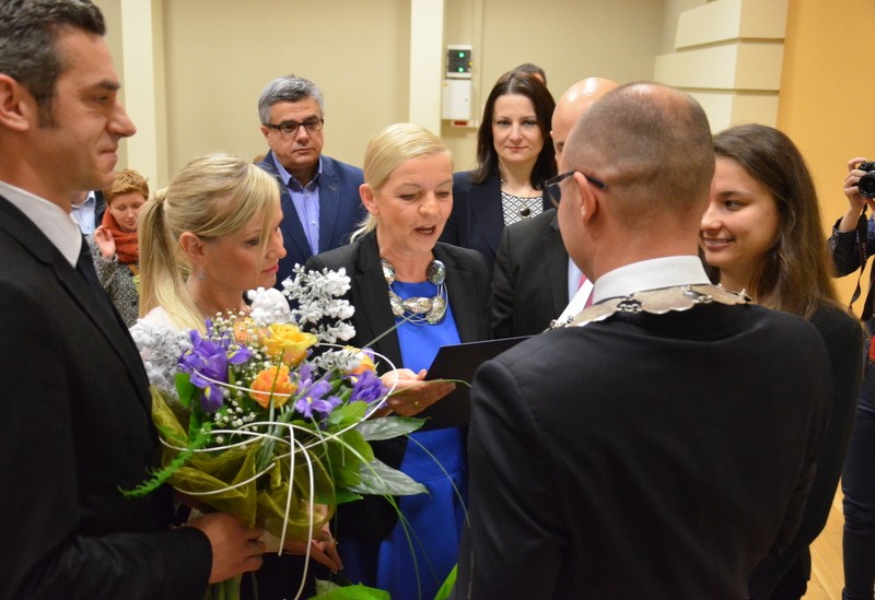 Ślubowanie prezydenta Wojtkowskiego