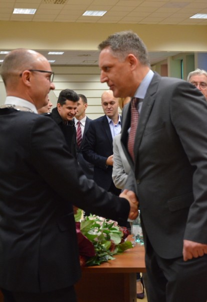 Ślubowanie prezydenta Wojtkowskiego