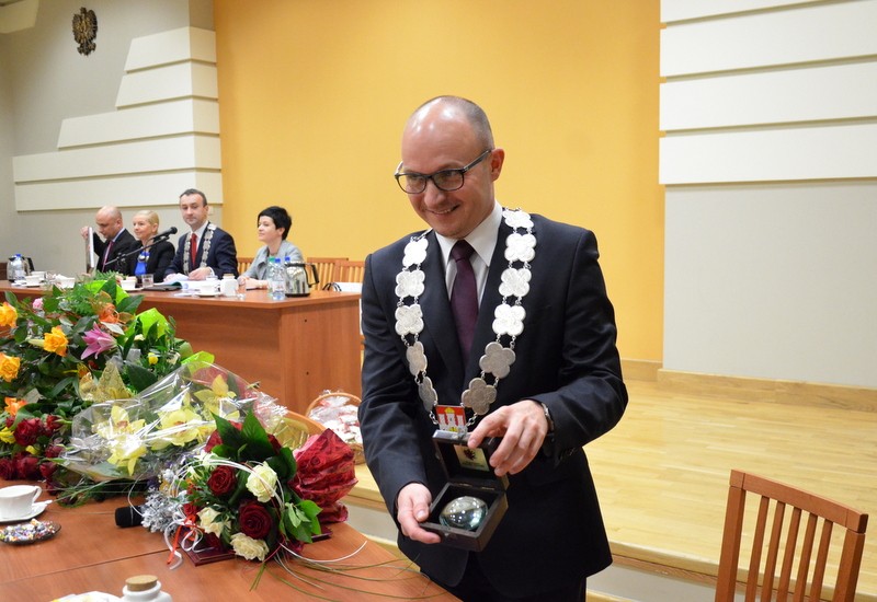 Ślubowanie prezydenta Wojtkowskiego