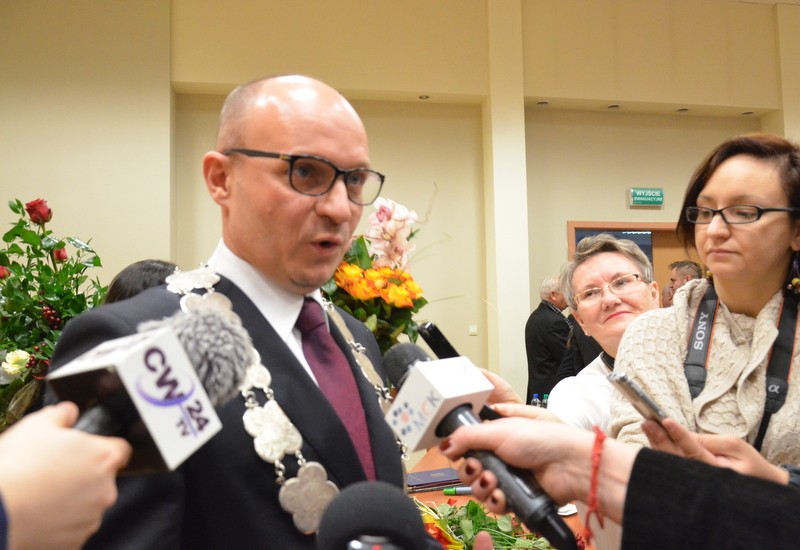 Ślubowanie prezydenta Wojtkowskiego