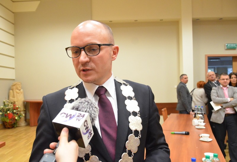 Ślubowanie prezydenta Wojtkowskiego