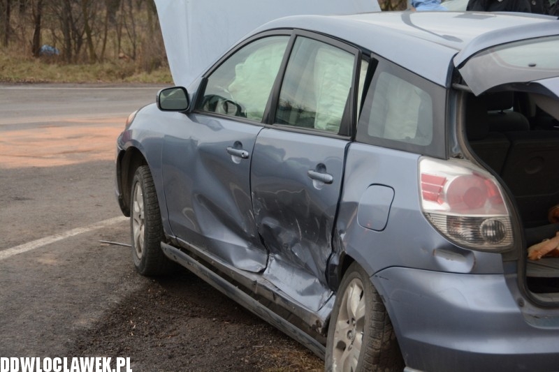 Kolizja na skrzyżowaniu w Szpetalu Górnym