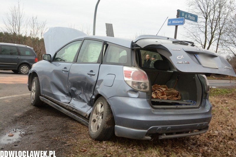 Kolizja na skrzyżowaniu w Szpetalu Górnym
