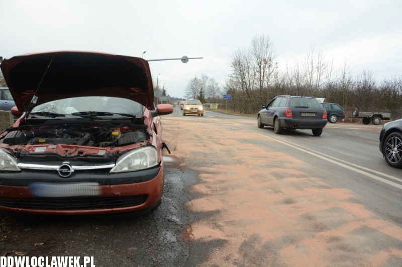 Kolizja na skrzyżowaniu w Szpetalu Górnym
